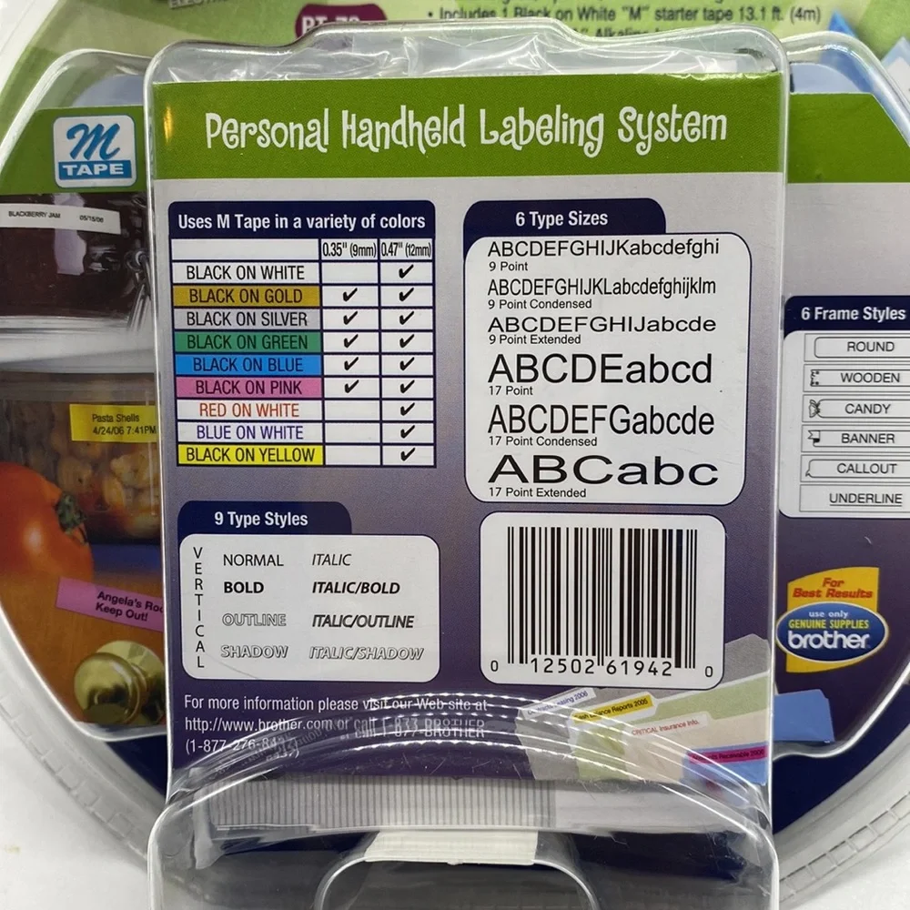 P-Touch Electronic Labeling System PT-70BM‎ NWT